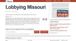 Desktop Screenshot of lobbyingmissouri.org